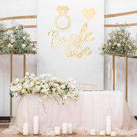 7ilaewen 3Pcs Bride to Be Wooden Sign